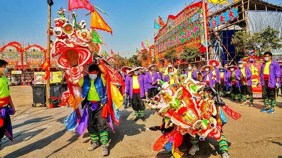 舞麒麟慶祝山厦村太平清醮 Kirin Dance to Celebrate Shan Ha Tsuen Tai Ping Ching Chiu