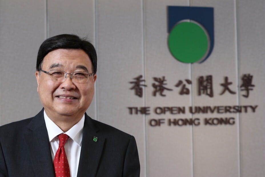 公開大學校長黃玉山表示，公大位處於充滿活力的香港都會，同為先進大都會中不可或缺的一部分。（灼見名家圖片）