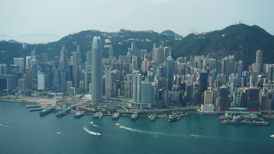 受美國制裁一年之後，香港受到的打擊非常輕微。（亞新社）