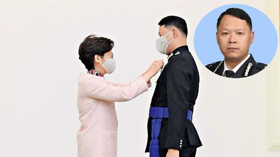 蔡展鵬的行為損害警隊的形象和聲譽。（政府新聞處圖片合成）