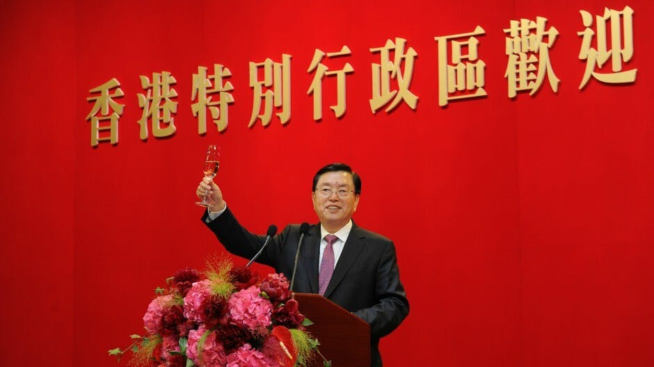 張德江來港的兩天：香港發生了什麼？