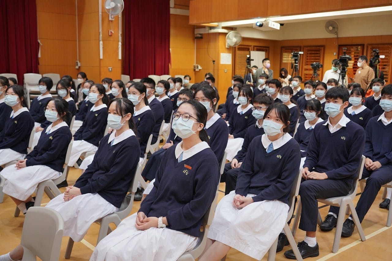 全港中小學幼稚園分階段復課後，未打針的同學，仍不能參與非學術活動。（教聯會Facebook圖片）