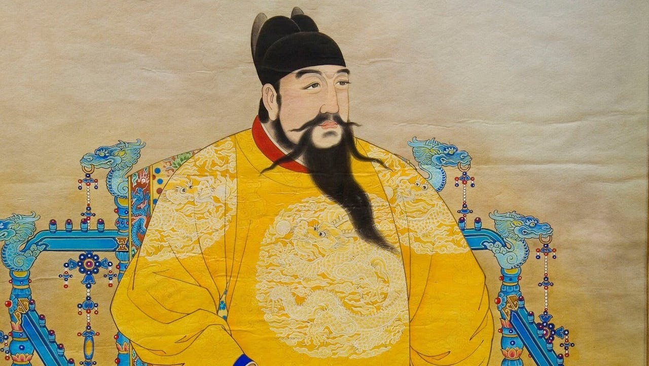 永樂帝朱棣的情況和李世民近似，後來奪嫡，繼承大統，稱帝雄圖。（網上圖片）