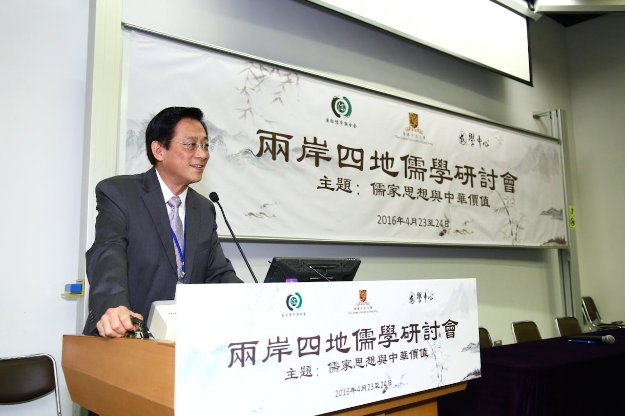 鄧立光博士是香港推動中華文化的健將。（作者提供圖片）