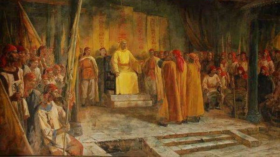 稱號太平天國抗清後，洪秀全自命天王，大封東南西北王。（網上圖片）