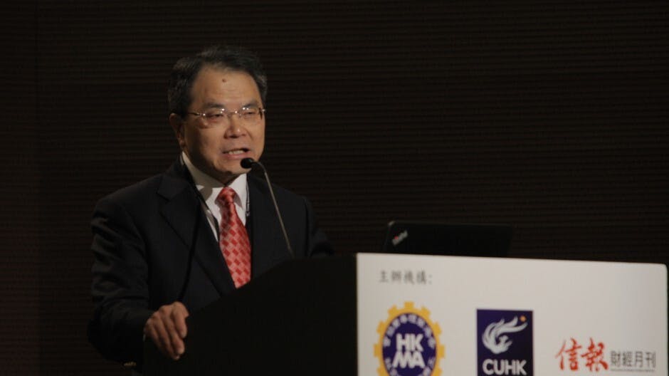 香港上市公司商會主席梁伯韜先生（灼見名家圖片）