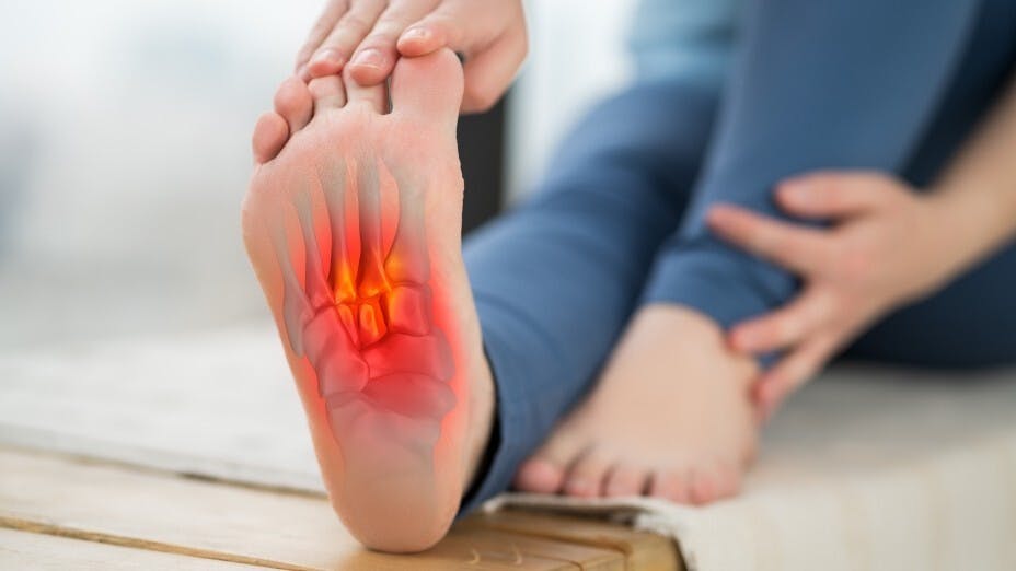 日常生活行為與腳部痛症的關係十分緊密。（Shutterstock）