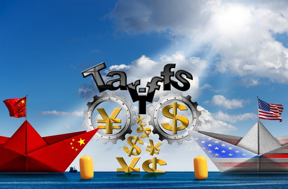 中美互相推出零關稅，在人口與土地皆不能跨國移動的約束下，自由貿易的效果，在某程度上是替代着生產要素的跨國移動。（Shutterstock）
