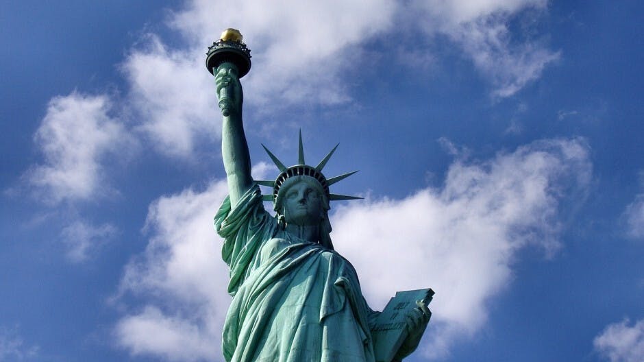 STATUE OF LIBERTY ON NOVEMBER 8
