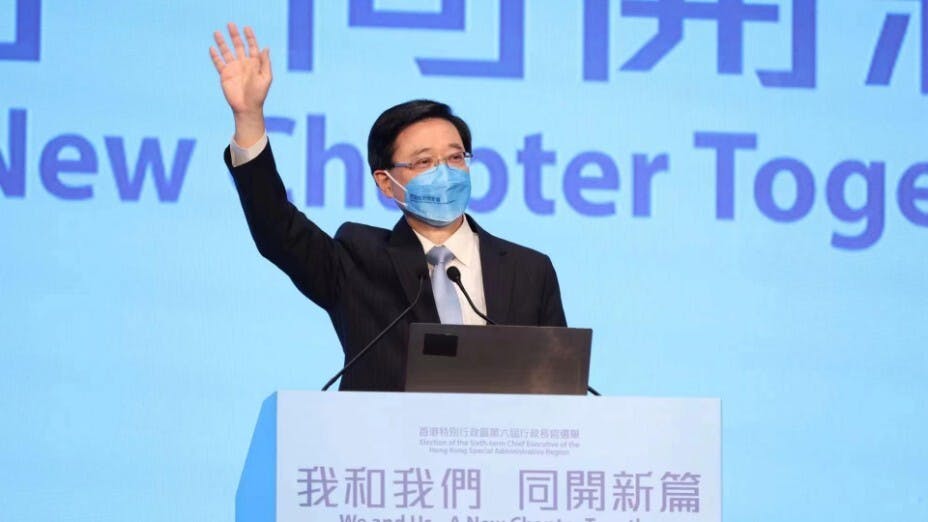 希望在各界都讚好的李家超特首履新後，市民對回歸以來社會的種種嘆息，很快成為句號。（李家超Facebook圖片）