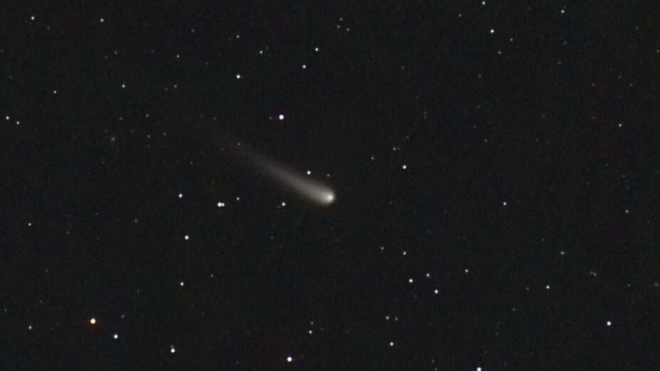 C/2023 A3彗星經過8萬年的軌跡接近地球。（巴黎天文台）