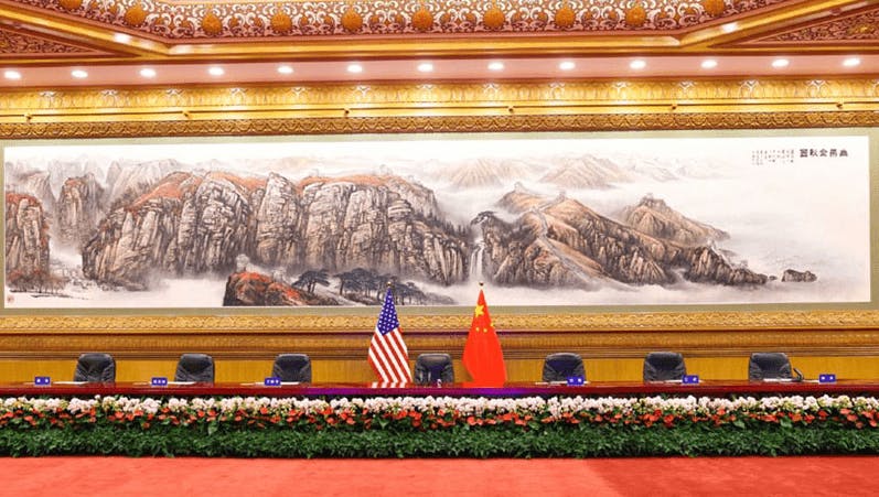 未來10年是中美重建貿易體系關鍵時刻。（中國政府網圖片）