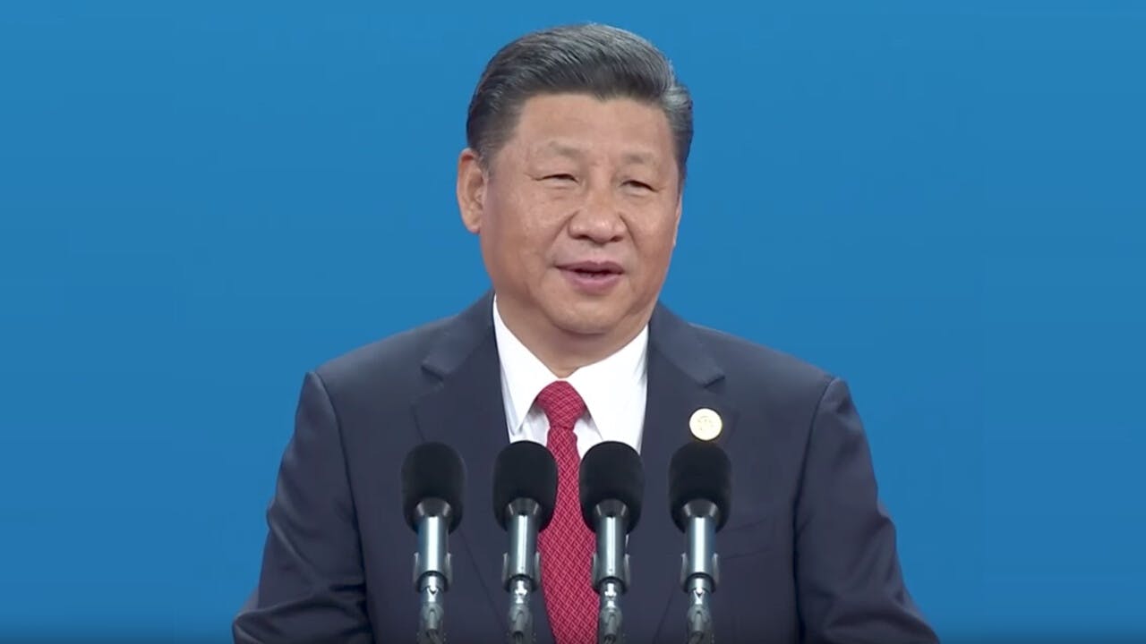 國家主席習近平在北京舉行的一帶一路峰會開幕儀式致辭