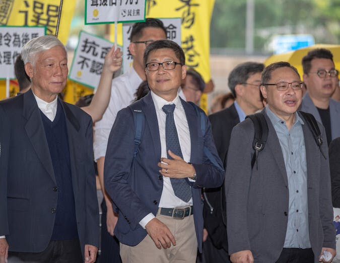 我自己經常思考，亂世中為何會出這些梟雄呢？無論是政府或民間，都是因為人失去了安全感，如何處理這個安全感的問題，是我們要思考的東西。（亞新社）