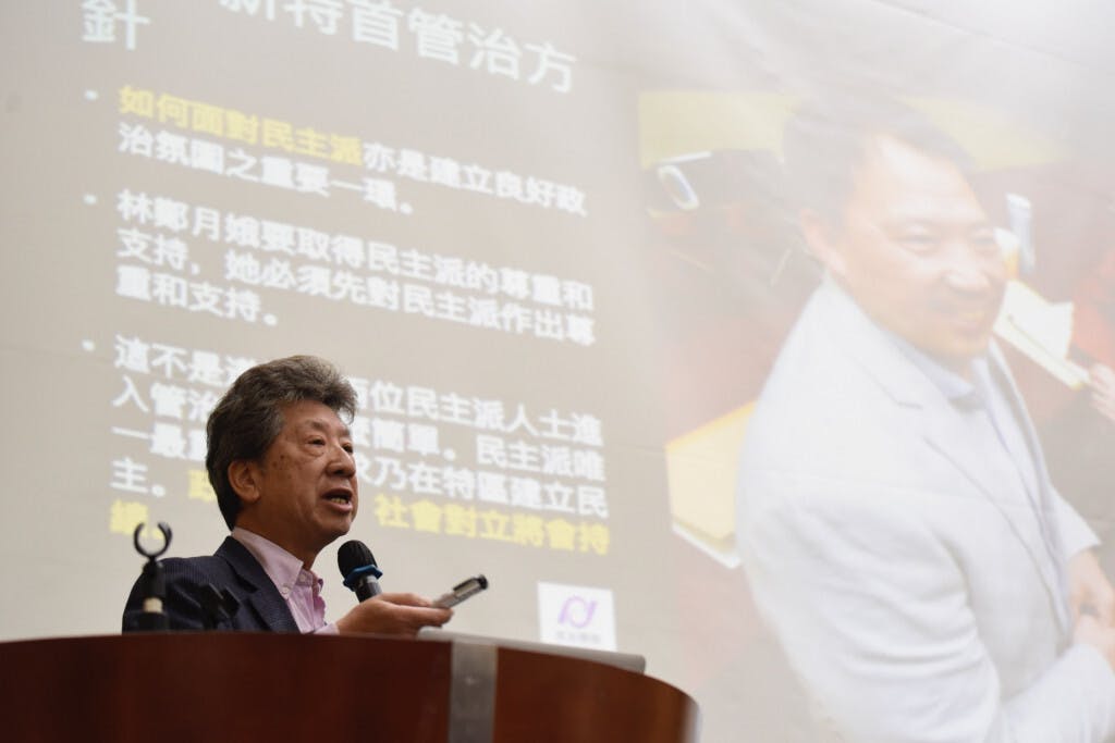 民主思路召集人湯家驊（眾新聞圖片）