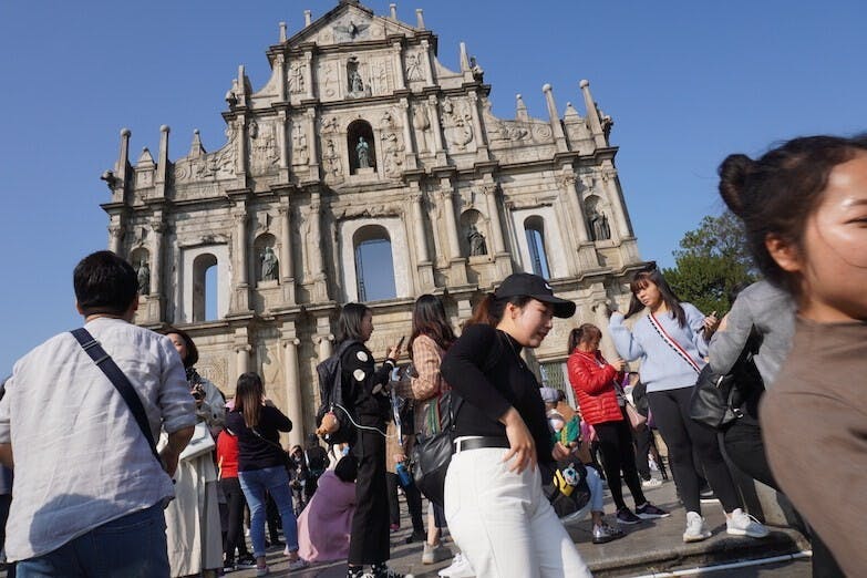 從澳門的經驗來看，「一國兩制」可以是抗疫的有利因素。（亞新社）