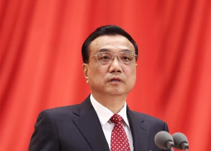 李克強指出，中國過去五年取得的全方位、開創性成就，發生的深層次、根本性的變革，再次令世界矚目。（亞新社）