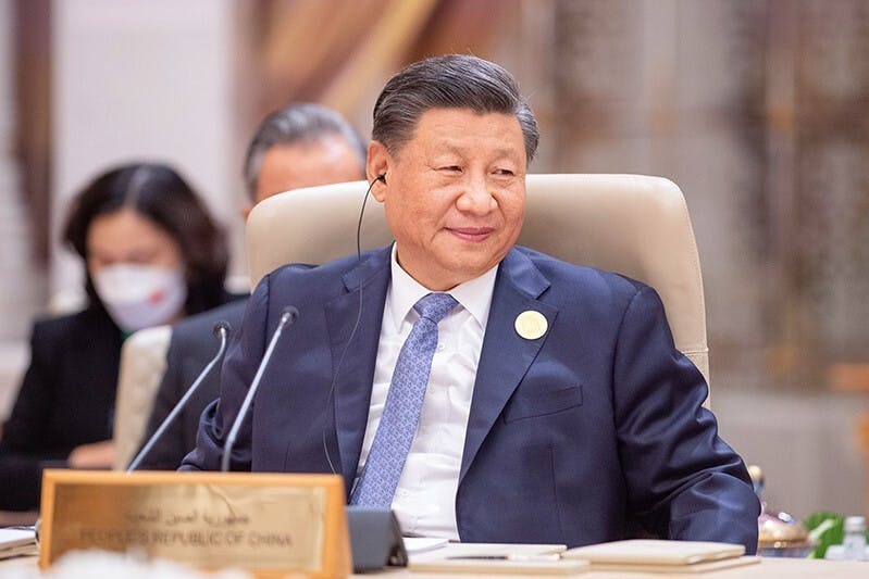 當地時間12月9日下午，習近平出席中海峰會並發表主旨講話。（中國政府網圖片）