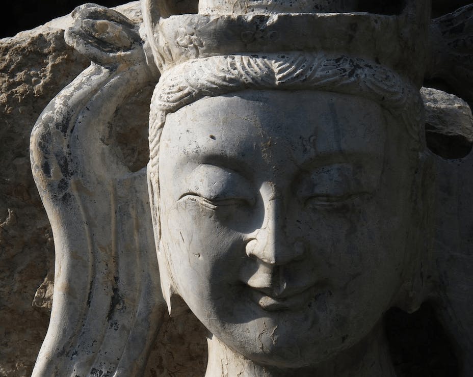 那位禪僧說：「原來人的鼻孔是朝下的。」有些人聽了之後覺得很沒趣，原來只是如此簡單，任何人都懂的事情。（作者提供）