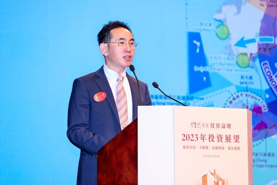 林智文表示，北部都會區的主題是「國際創科新城」，着重與深圳互動及對接。