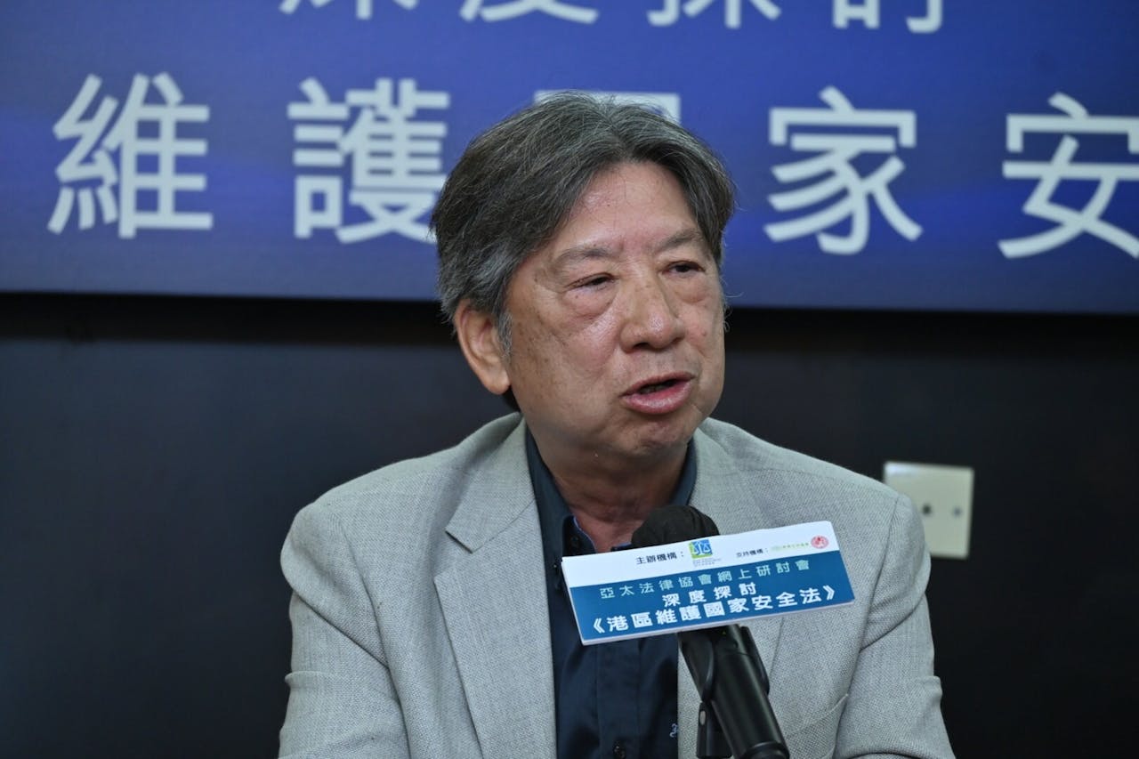 湯家驊認為中央出手制訂港區國安法是形勢所迫。