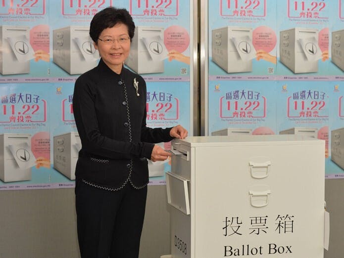 國際社會不會接受香港這個國際級城市，在確保選舉順利進行的管治能力上，竟然低於有內戰的第三世界國家。（亞新社）