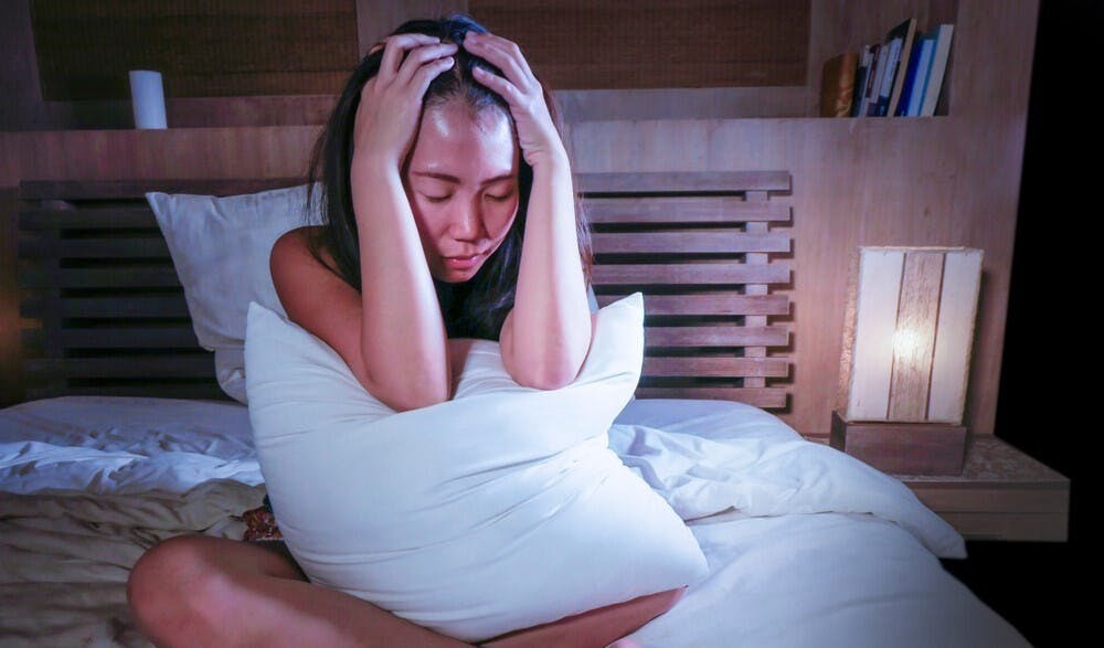 失眠的話，不管睡多久仍會感覺疲倦。（Shutterstock）