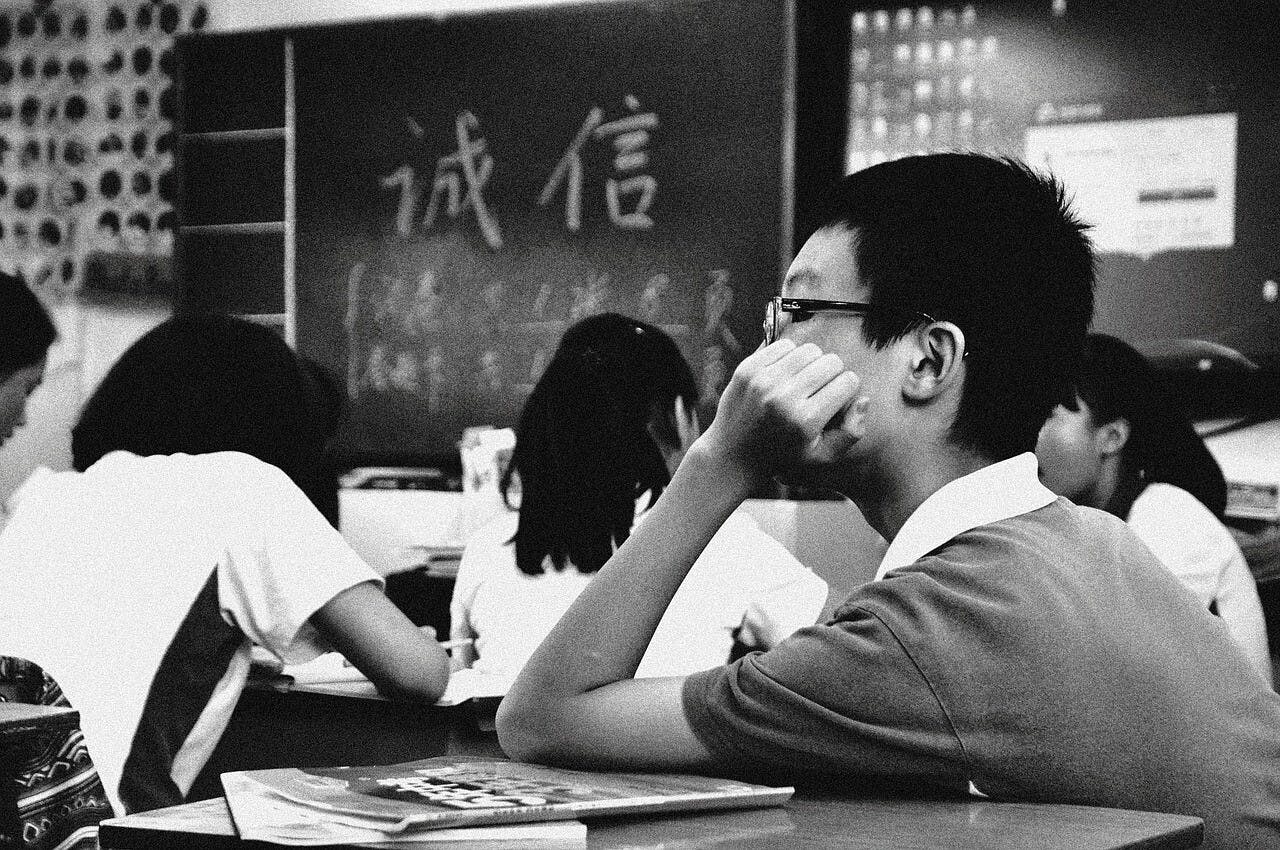 現代教育着重能力，以考試論定成敗，遏抑、扭曲了生命。（Pixabay）