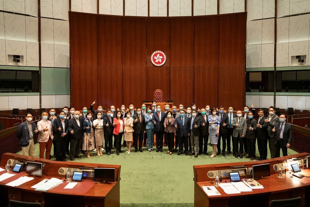 修改選舉制度後，「愛國者」也可能會像民主派一樣分裂，至少可能分為四類。（香港立法會圖片）