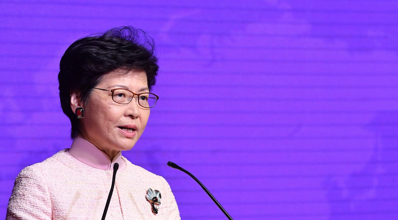 現屆政府為建置業階梯，推高未來公營房屋的比例外，更將公營房屋的價格與市場脫鈎，旨在令更多市民能入住公營房屋。（亞新社）