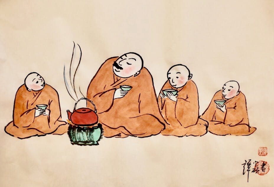 在最深的紅塵裏，修練最清淨的禪心。