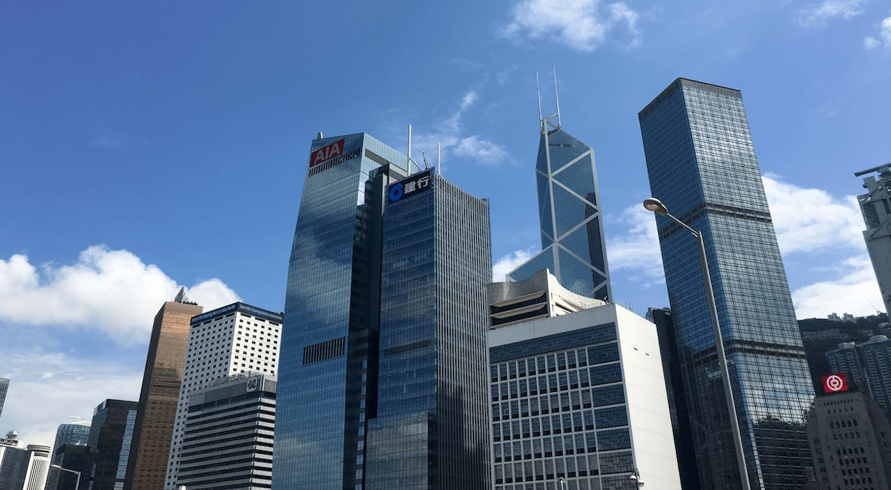 全球金融中心指數香港排名從上次第三急跌至第六，主因是社會不穩定。（亞新社）