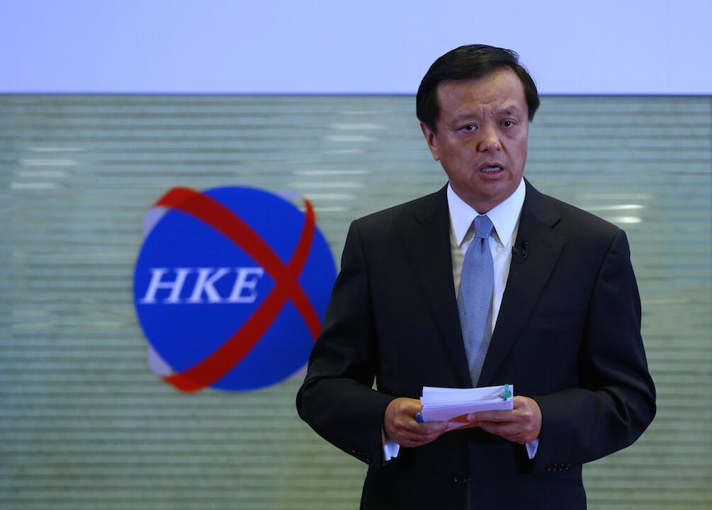港交所就長期停牌公司修改規例，準備對付殭屍股。（亞新社）