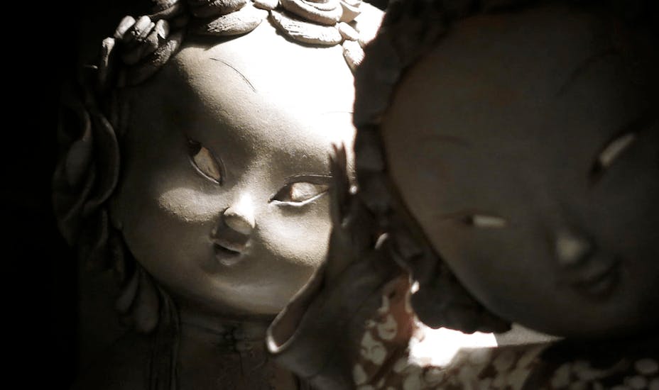 學習小孩那顆「不知」的初心，即是沒有分別計較的心。（作者提供）
