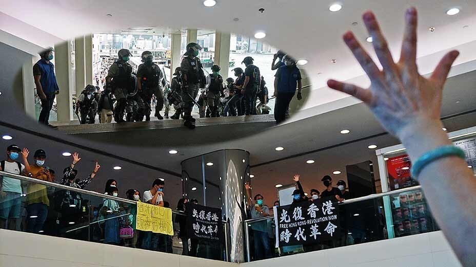 【抗爭重燃】母親節尖沙咀行街 被數百防暴警驅散 [We're Back] "Mother's Day Stroll" Protest in Tsimshatsui Disrupted by Riot Police