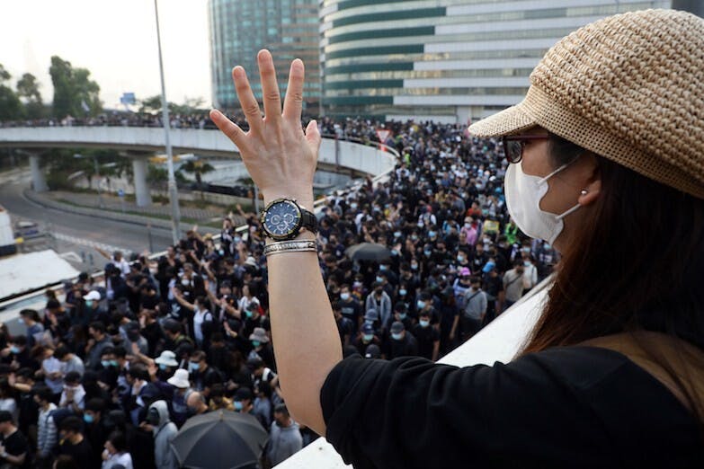 為了香港、為了未來、為了自己，實在有需要去明白和贏取年輕人的心。（亞新社）