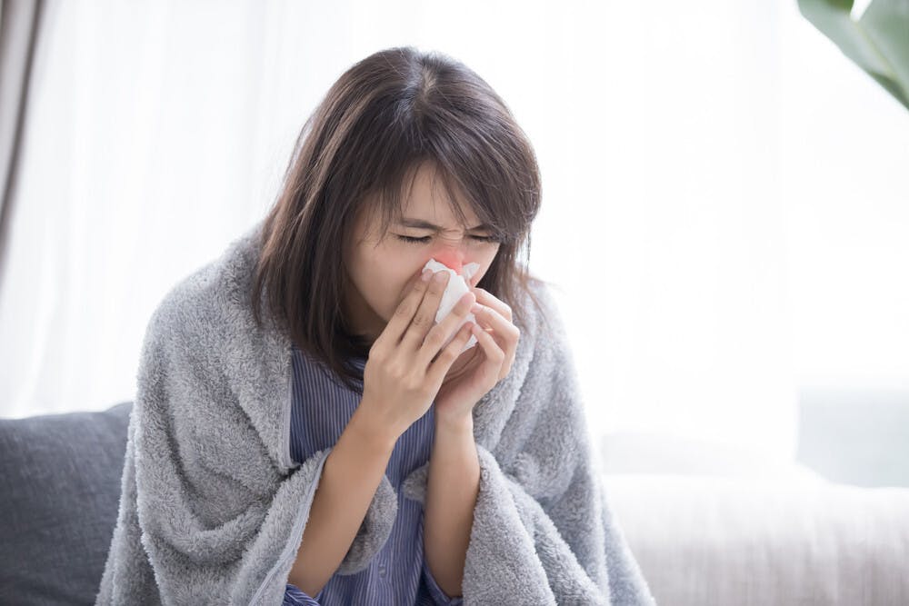 感受外邪是否發病，與感邪輕重和人體正氣的強弱有關。（Shutterstock）