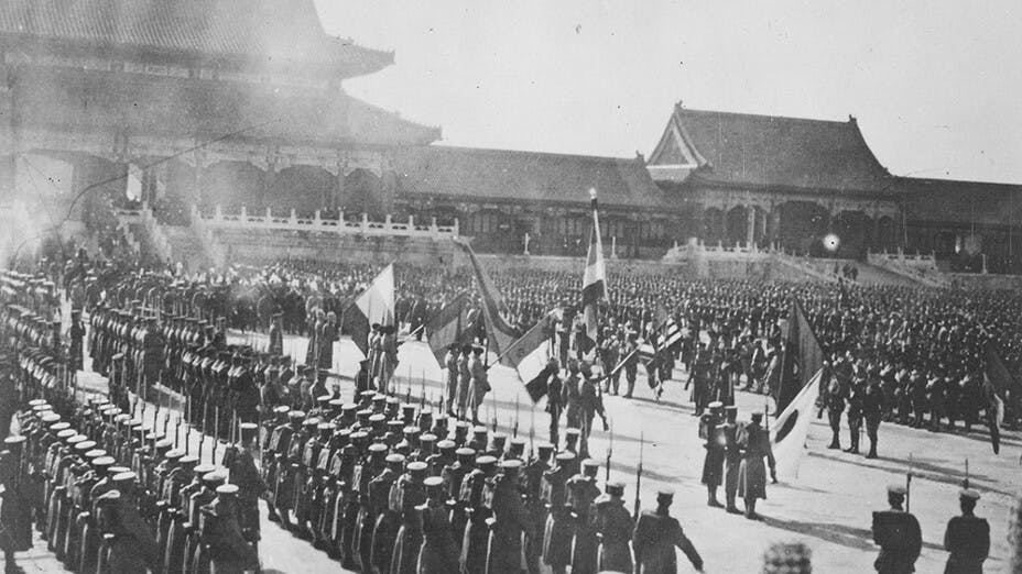 中國因明清民國的不振，居了劣勢，西方有了虛假的優越感。（Wikimedia Commons）