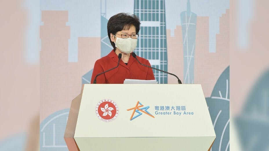 即使爭取到與深圳有一定程度的融合，主導權在深圳，不在香港。（政府新聞處圖片）