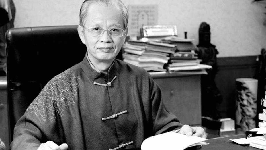霍韜晦教授因病安詳辭世，享壽78。（霍韜晦思想世界Facebook）