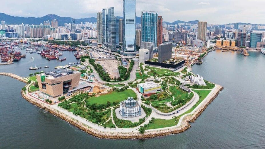 多災多難的西九文化區，今天終於漸漸成形了。