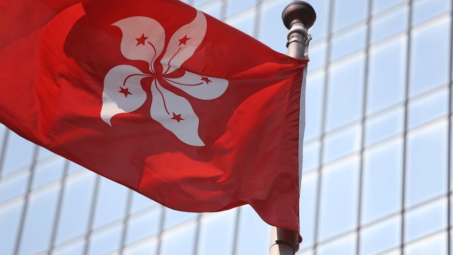 已在香港扎根的紫荊黨，若能在這方面貢獻一點利港利國兼利己的謀略，港人投其一票，便是情理中事了。（亞新社）