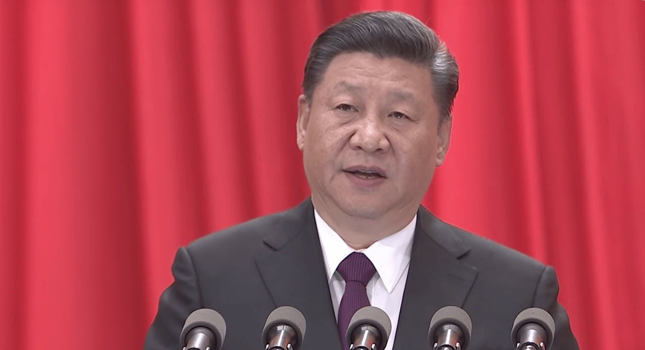 習近平表示，自己繼續擔任中華人民共和國主席，衷心感謝各位代表和全國各族人民給予他的信任。（Youtube截圖）