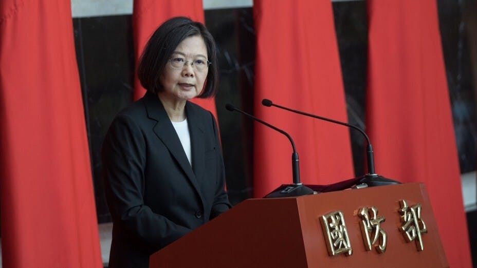 蔡英文第二任（2020）接任時，所承擔的國內外挑戰，是空前的艱辛，遠超過第一任。（亞新社）