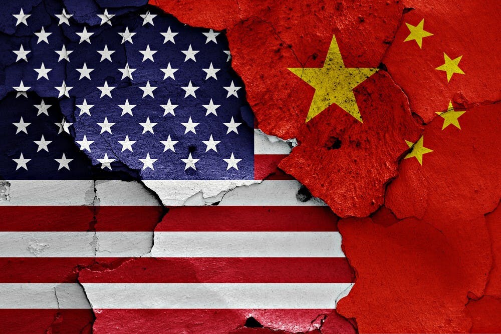 中美關係決裂，發展下去恐衍生軍事衝突。（Shutterstock）