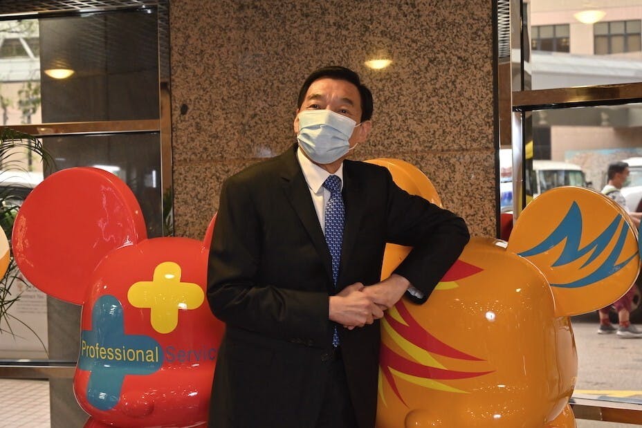 范鴻齡表示，要做到供求平衡，即是要「截上游，減下游，中間分流」來達至供求平衡。（攝影：文灼峰）