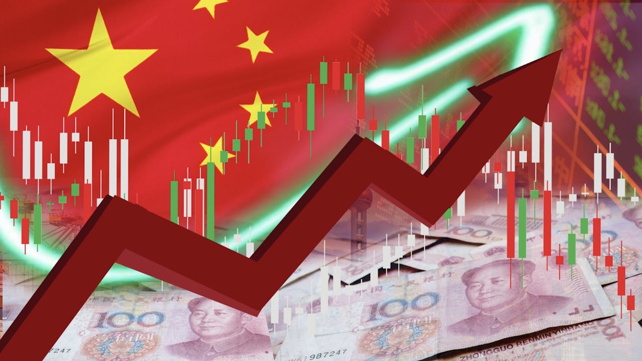 中國GDP過去25年增長了20倍，但恒指、CSI 300和MSCI中國等指數，竟然在此超「預期」，接近紋風不動。（Shuttersrock）