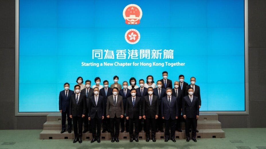 新管治班子的特點是來源更加廣泛，堪稱「五光十色」。（政府新聞處圖片）
