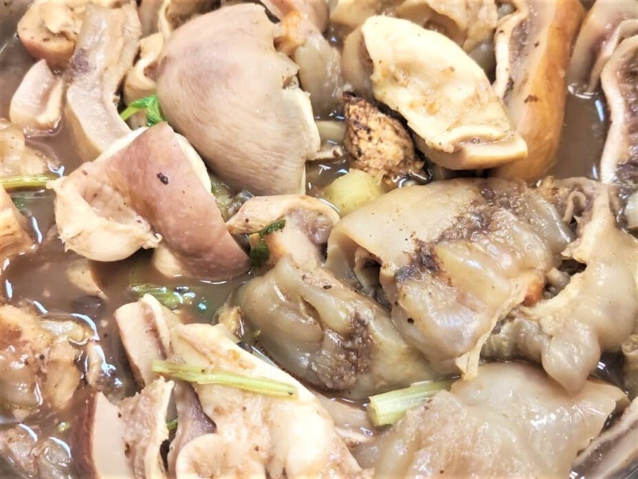 今次和大家分享的是賴茅陳皮煮龍躉扣。（作者提供圖片）