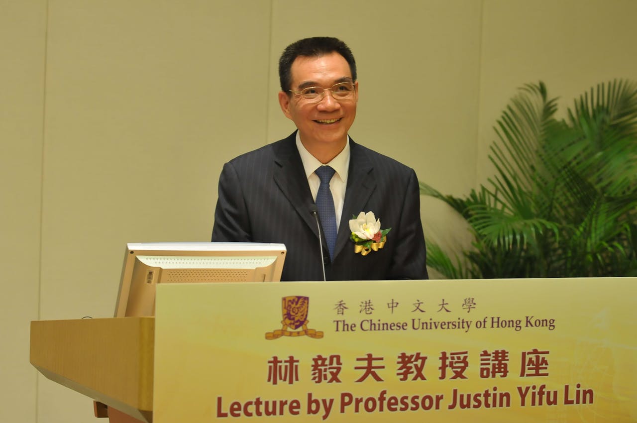 北京大學國家發展研究院教授、名譽院長林毅夫（香港中文大學圖片）